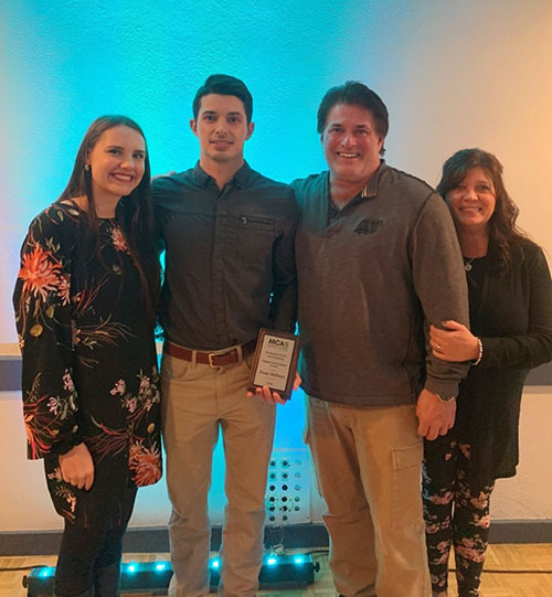 Jesse Holmes - 2022 MCAS Apprenticeship Award Winner