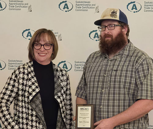 Kyle Mierau - 2024 MCAS Apprenticeship Award Winner